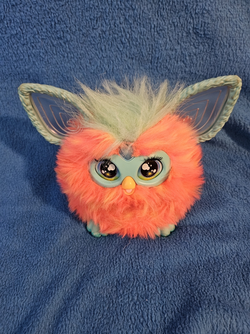 Furby Boom Orange & Teal Interactive Electronic Toy Hasbro 2012